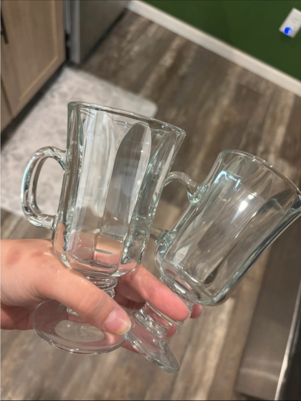 Glass Mug-like cups